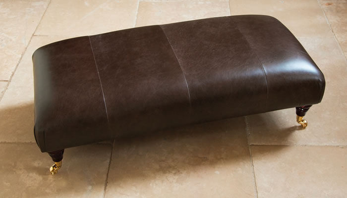 Parker Knoll Leather Footstool Range